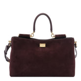 BORSA A MANO VITTORIA IN SUEDE MEDIUM