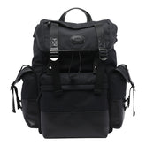 ZAINO IN TESSUTO E PELLE MEDIUM CON LOGO