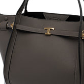 BORSA SHOPPING T SIGNATURE IN PELLE SMALL
