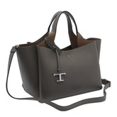 MINI LEATHER BAG WITH T TIMELESS PENDANT