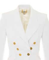 GIACCA IN DOPPIO CREPE STRETCH CON LOGO GIOIELLO