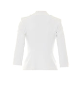 GIACCA IN DOPPIO CREPE STRETCH CON LOGO GIOIELLO