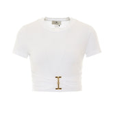 JERSEY T-SHIRT WITH JEWELRY DETAIL