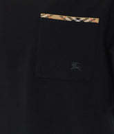 T-SHIRT CON FINITURE CHECK