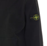FELPA CON CAPPUCCIO, ZIP E LOGO