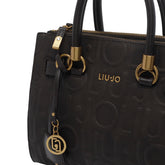 BORSA SATCHEL CON LOGO SMALL