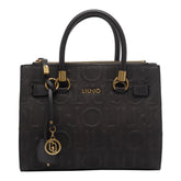 BORSA SATCHEL CON LOGO SMALL
