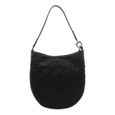 MEDIUM HOBO BAG WITH GANCIO LOGO