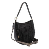 MEDIUM HOBO BAG WITH GANCIO LOGO
