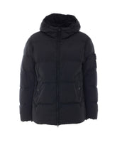 GARMENT DYED CRINKLE REPS LOGO DOWN JACKET
