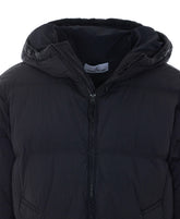 GARMENT DYED CRINKLE REPS LOGO DOWN JACKET
