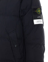 GARMENT DYED CRINKLE REPS LOGO DOWN JACKET