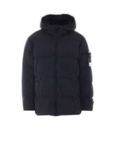 GARMENT DYED CRINKLE REPS LOGO DOWN JACKET