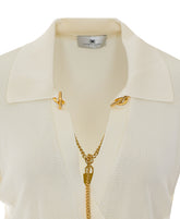 VISCOSE YARN BODY WITH JEWEL CHAIN