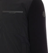 LOGO PADDED CARDIGAN