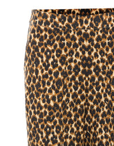 PANTS WITH LEOPARD AND PAISLEY PIAZZATA MOTIF
