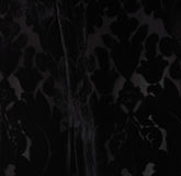 FLORAL PRINT VELOUR DEVORE' PANTS