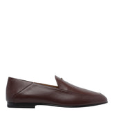 LEATHER SABOT LOAFERS