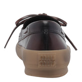 MOCASSINO LOGO MIU MIU