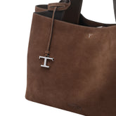 MEDIUM SUEDE SHOULDER BAG