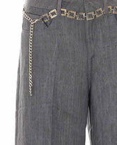 PANTALONE FLARE CON CINTURA