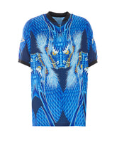 T-SHIRT Y-3 GRAFICA DRAGONE IN SATIN