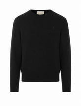 MERINO WOOL SWEATER WITH AMI DE COEUR LOGO