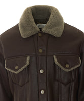 GIACCA IN SHEARLING CERATO