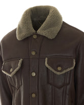 GIACCA IN SHEARLING CERATO