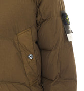 BOMBER IMBOTTITO GARMENT DYED CON LOGO