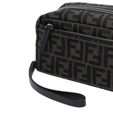 BEAUTY CASE CON DOPPIA ZIP E LOGO FF SMALL