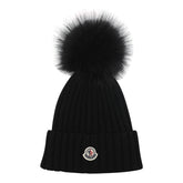 LOGO BEANIE WITH PON PON