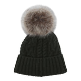 LOGO BEANIE WITH PON PON