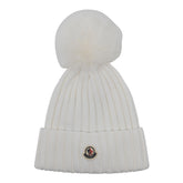 LOGO BEANIE WITH PON PON