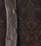 GIACCA MONOPETTO CON STAMPA PAISLEY