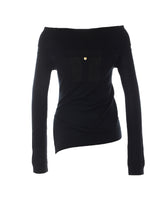 MAGLIA IN LANA CON SCOLLO BARDOT
