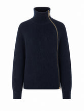 MAGLIA IN LANA CON ZIP