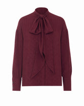 PAISLEY MOTIF AND FOULARD SILK MIX JACQUARD SHIRT