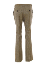 FLARED HOUNDSTOOTH AND PRINCE OF WALES PANTS