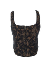 TOP CORSETTO IN PIZZO