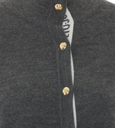 CARDIGAN CON LOGO SUL BORDO