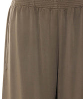 PANTALONE AMPIO IN ENVER SATIN LUCIDO