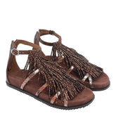 FRINGES PUMP SANDALS