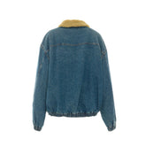 BLOUSON IN DENIM LOGO