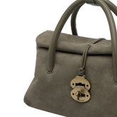 SMALL DOTTA NABUK HANDBAG