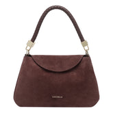 COCCINELLE TIGGY SUEDE SHOULDER BAG