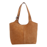 COCCINELLE C-EASY SUEDE SHOULDER BAG SMALL