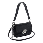 BORSA A TRACOLLA STRASS