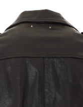 LEATHER BIKER JACKET