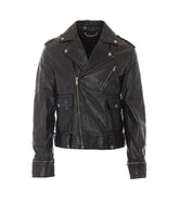 LEATHER BIKER JACKET